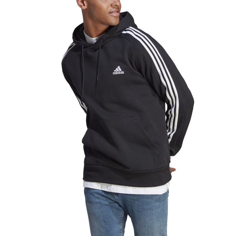 Adidas Essentials French Terry 3-Stripes Hoodie M IC0435 Clothing/Training Adidas