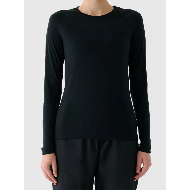 Women's quick-drying trekking longsleeve with merino wool 4F 4FWAW25TFLOF433-20S 4f