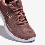 Skechers Graceful Get Connected Pink Women's Sneakers (12615-MVE)