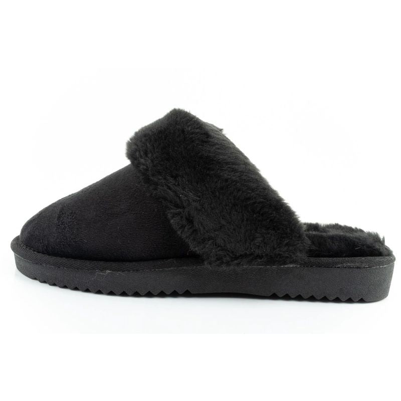O'neill Pomnio women's slippers, insulated slip-on slippers, fashionable, warm, black ONeill