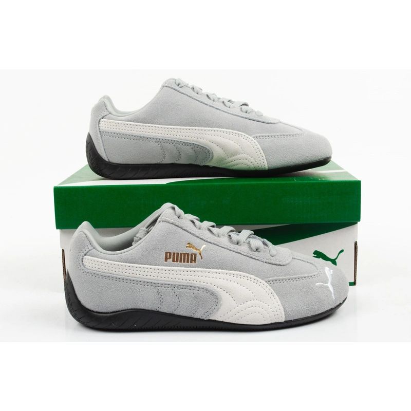 Puma Speedcat OG Jr youth sports shoes suede gray fashionable