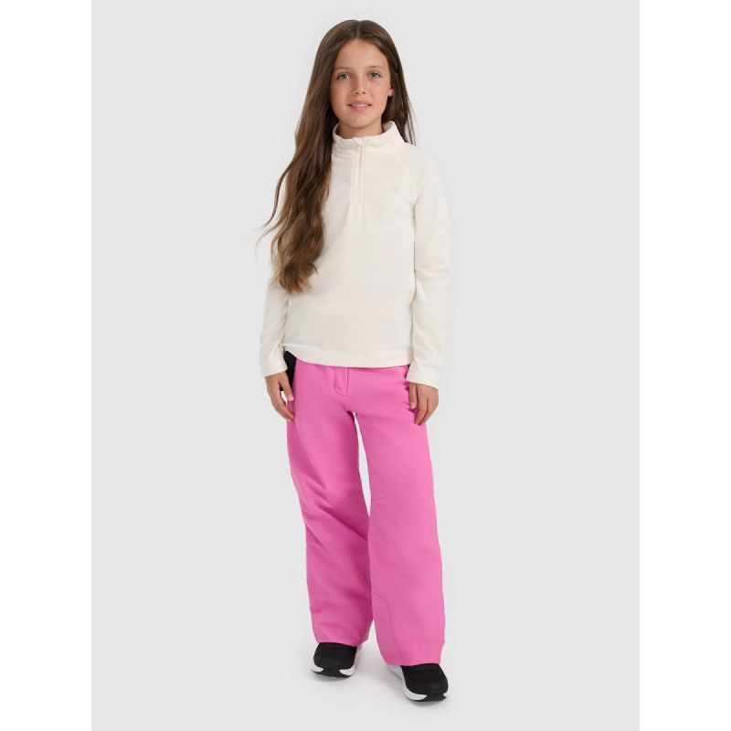 Girls' thermal fleece underwear (top) 4F 4FJRAW25UFLEF070-11S *Kategoria tymczasowa Your Sports Performance
