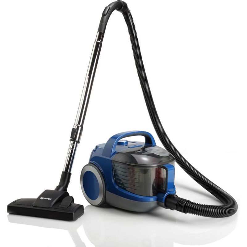 Gorenje VCEA01GACBUCY bagless vacuum cleaner, 800 W, dust capacity 2.2 L, blue AGD - Produkty/Odkurzacze Your Sports Performance