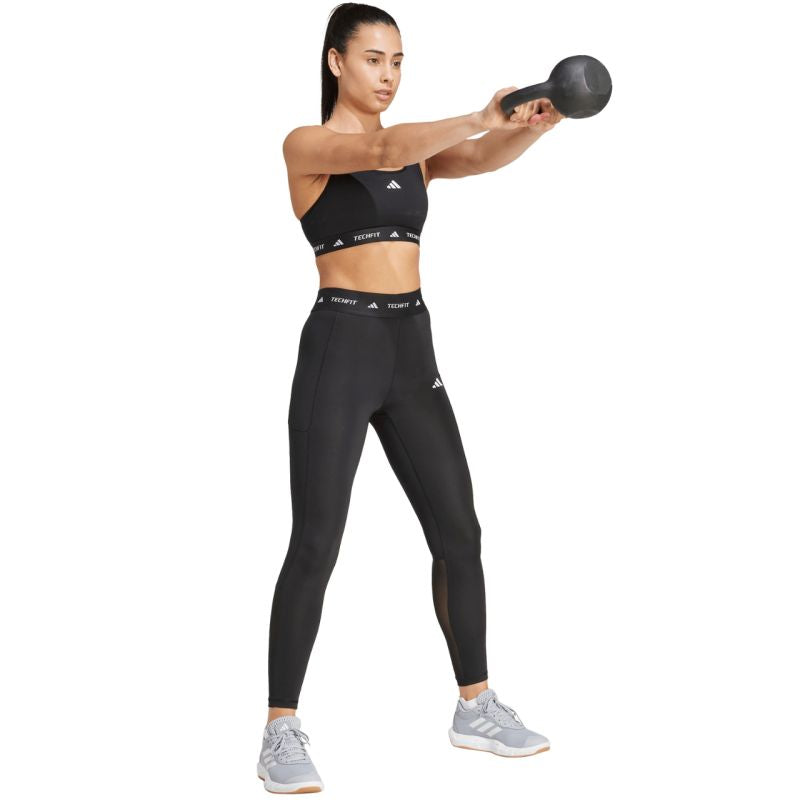 Adidas Techfit Stash Pocket Full-Length women's leggings black IT2282 In preparation Adidas