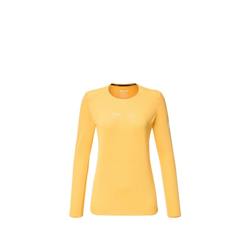 MILLET Intense Ts Ls W Women's T-shirt Yellow