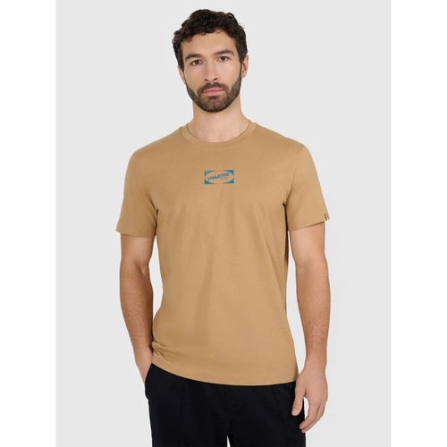 Men's regular printed T-shirt 4F 4FRAW25TTSHM3377-83S 4f