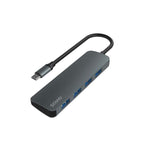 SAVIO AK-54 HUB USB-C - 4 X USB-A, GRAY Kable i adaptery/Adaptery, przejściówki Your Sports Performance