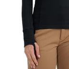 Women's thermal sweatshirt 4F F098 deep black 4FWAW25UBRUF098 20S In preparation Your Sports Performance