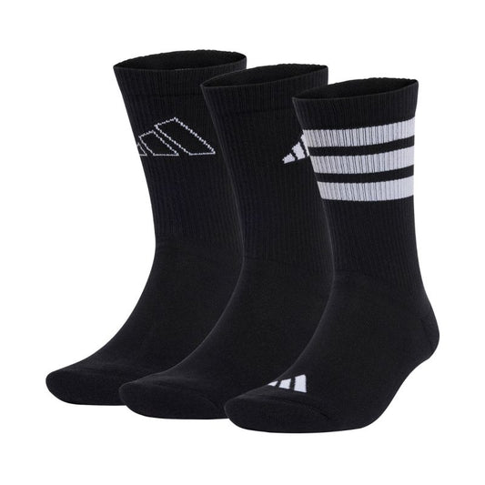 adidas Logo 3 Pairs Socks Black JI6315 In preparation Adidas