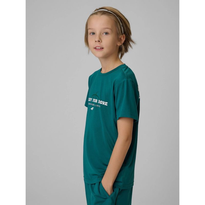 Boy's quick-drying sports T-shirt 4F 4FJRSS26TFTSM2390-46S 4f
