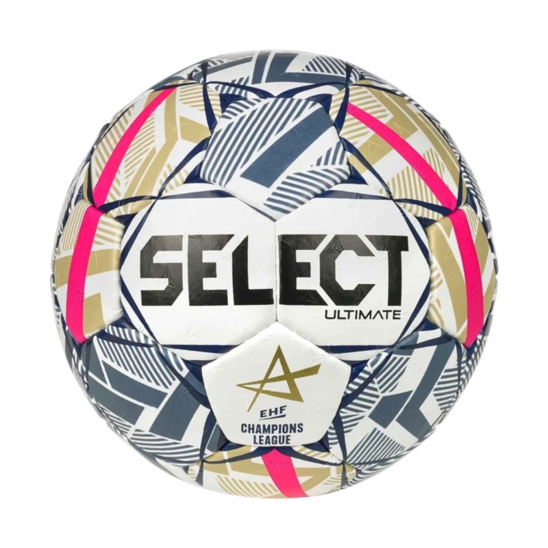 Select Ultimate EHF Champions League Official v26 Handball White, Blue, Pink 200043