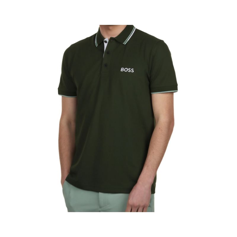 Polo Shirt Boss Paddy Pro Open Green M 50469102-355 Clothing/Lifestyle/T-shirts/Boss Your Sports Performance