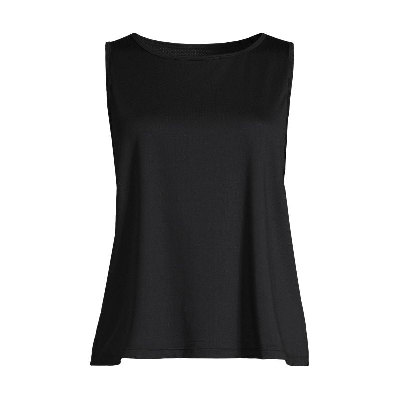 CASALL Women's Laser Mesh Flow Tank Black