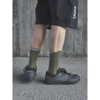 POC Lithe Mtb Sock Mid Green Cycling Socks