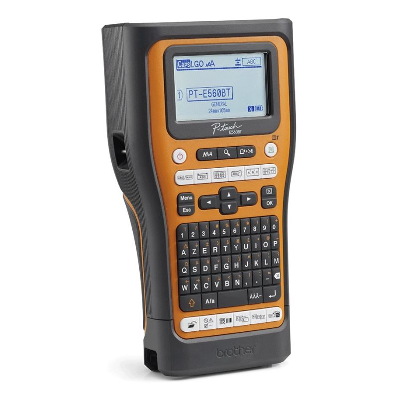 Brother PT-E560BTVP label printer Thermal Transfer 180 x 180 DPI 20 mm/s Wired and Wireless HSE/TZe Bluetooth QWERTZ Auto ID/Drukarki etykiet Your Sports Performance