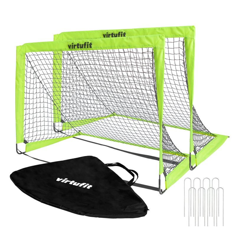 VIRTUFIT FOLDABLE SOCCER GOAL SET - SOCCER GOALS - 120 X 90 CM In preparation Your Sports Performance