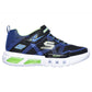 Skechers FLEX-GLOW Navy Blue Kids' Sports Shoes (90542L-BBLM) In preparation Your Sports Performance
