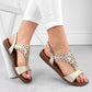 Sergio Leone W SK445 gold openwork flat sandals Footwear/Lifestyle/Sergio Leone Your Sports Performance