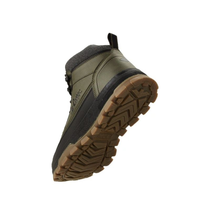Lee Cooper Men's Winter Khaki Insulated Sneakers