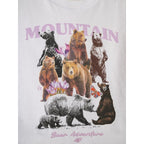 Girls' boxy T-shirt with print 4F 4FJKAW26TTSHF4426-10S