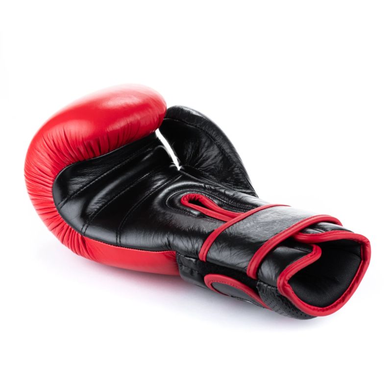 Warrior RED Genuine Leather Boxing Gloves rękawice treningowe Your Sports Performance