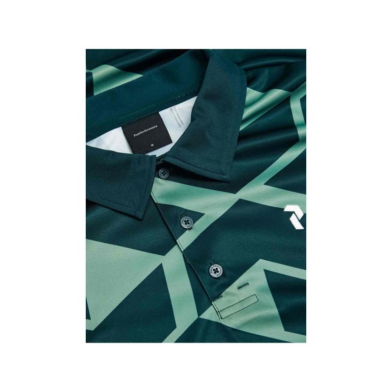 PEAK PERFORMANCE M Graphic Polo Men's T-Shirt, Green