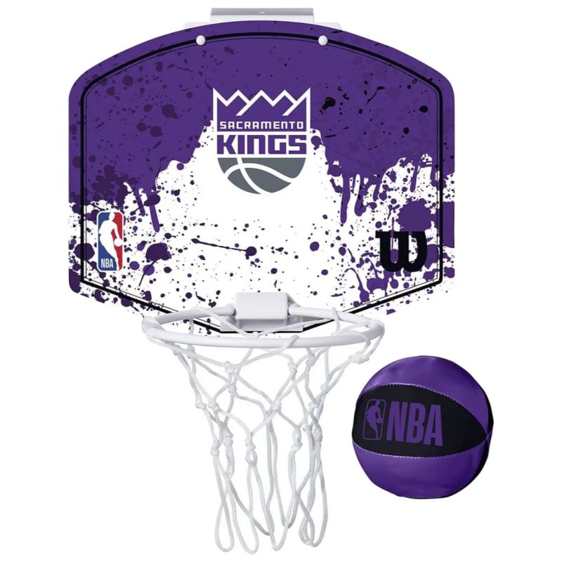 Wilson NBA Team Sacramento Kings Mini Hoop Basketball Backboard WTBA1302SAC Accessories/Sports facilities equipment Your Sports Performance