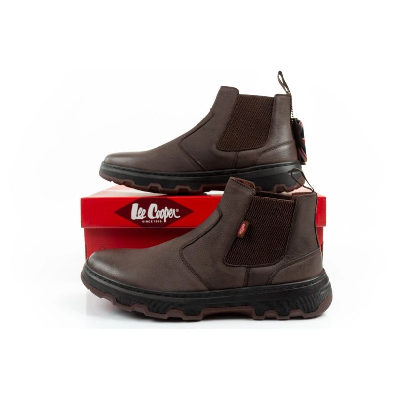 Lee Cooper men's shoes Chelsea boots elegant leather ankle boots In preparation Your Sports Performance