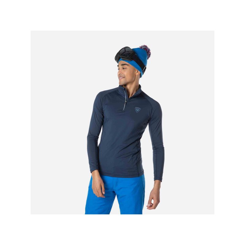 Rossignol Classique 1/2 Zip Navy T-Shirt Import z PMSport Your Sports Performance