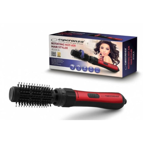 Esperanza Jessica EBL008 Hair Dryer-Curler (1000W; Black) AGD - Produkty/Lokówko-suszarki do włosów Your Sports Performance