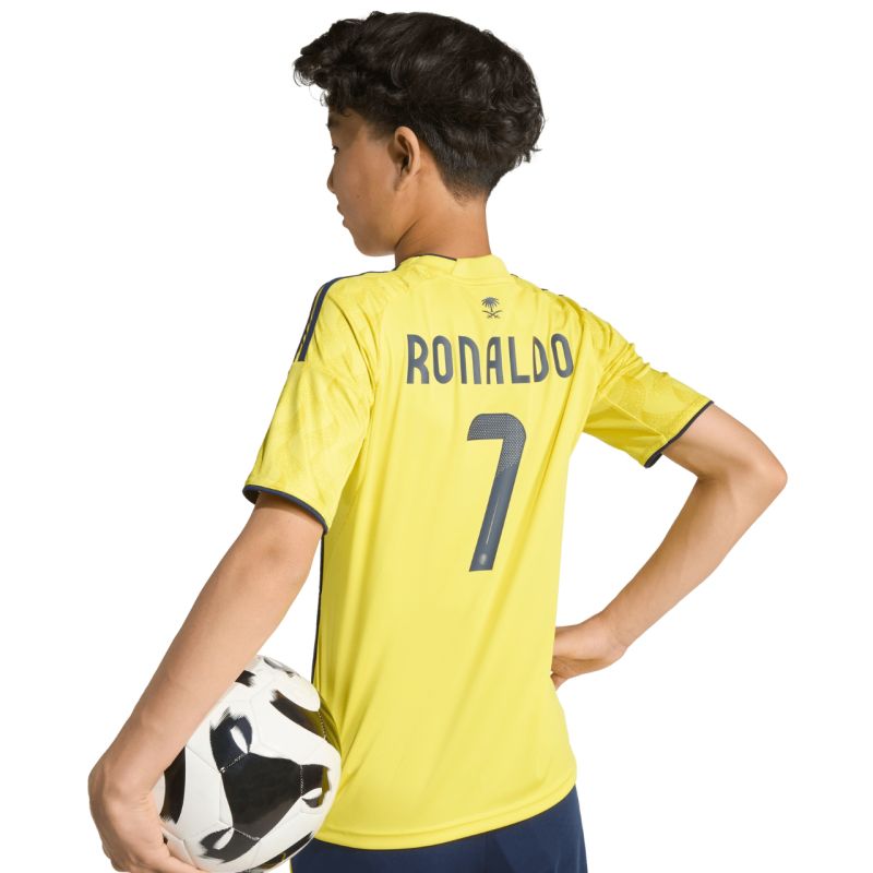 adidas Al Nassr FC 2025/2026 Home Jersey for Kids, Yellow JN7981