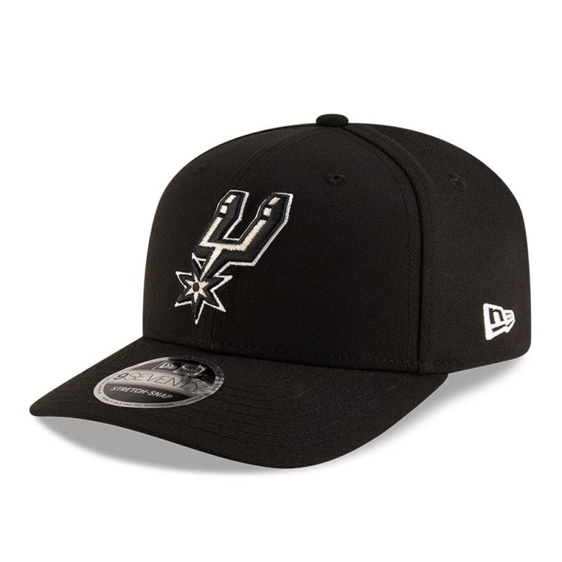 New Era 9SEVENTY San Antonio Spurs NBA Team Black Stretch Snapback Cap - 60755445 Odzież/Czapki/Czapki z daszkiem Your Sports Performance