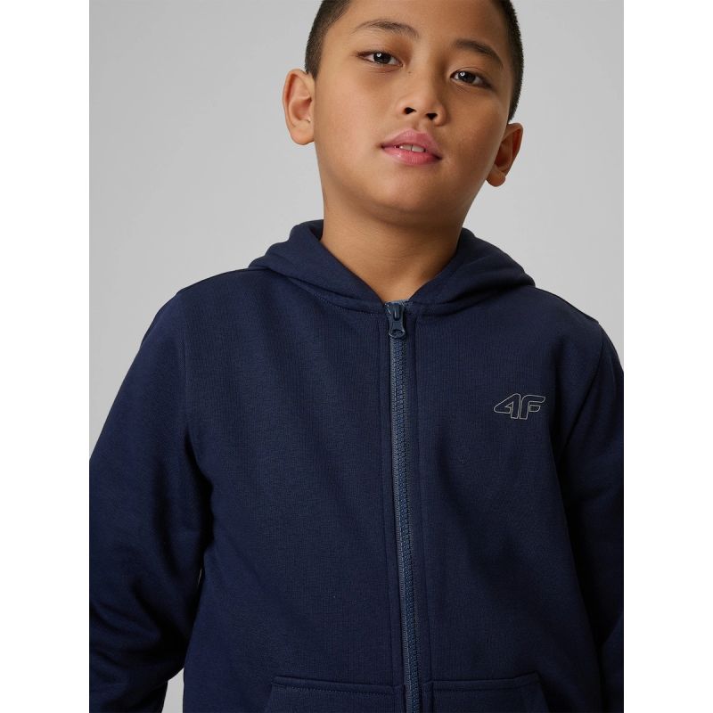Boy's regular hooded sweatshirt 4F 4FJRMM00TSWSM2747-31S