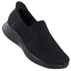 Men's textile slip-on sneakers, black NEWS 170-M To be categorized Your Sports Performance