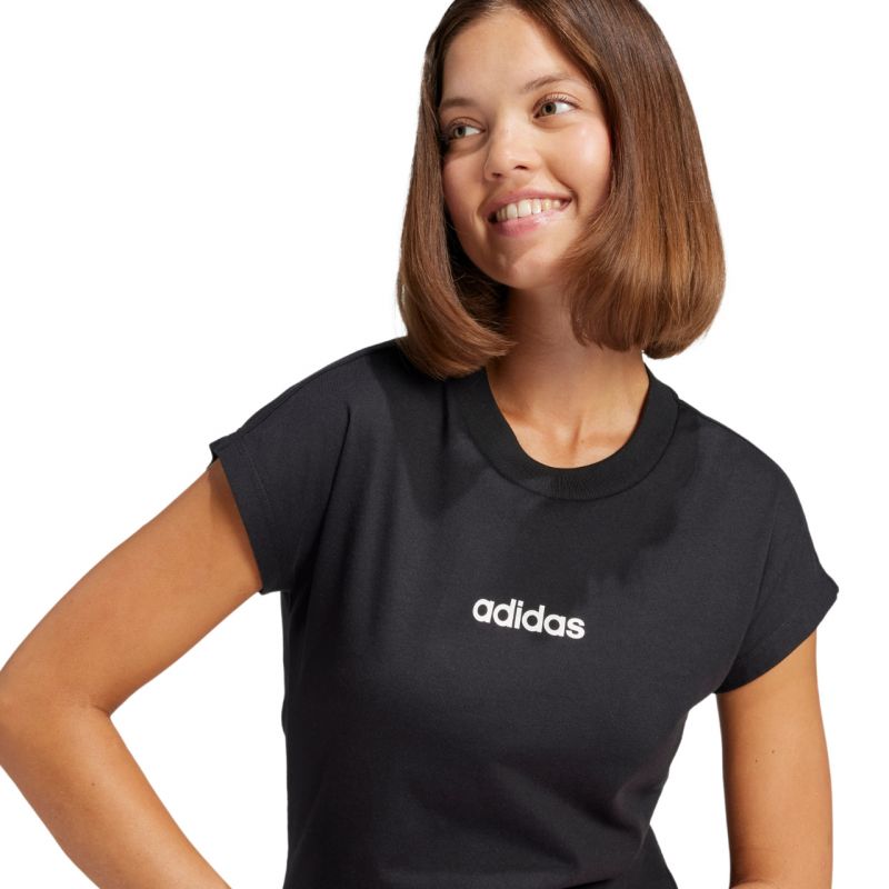 adidas Essentials Linear Cotton T-shirt W JC8238 Clothing/Lifestyle/T-shirts Adidas