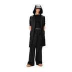 Rains waterproof coat STRING W PARKA W3 18550 84 BLACK GRAIN Clothing Your Sports Performance