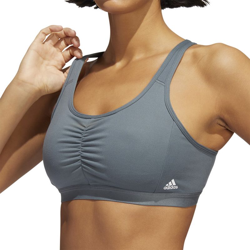 adidas Coreessentials Medium-Support Women's Sports Bra Gray HD7686 In preparation Adidas