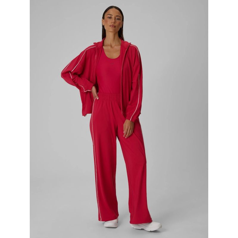 Women's quick-drying wide-leg trousers 4F 4FRSS26TTROF1966-62S 4f