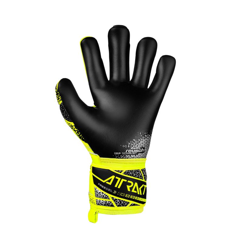 Reusch Attrakt Freegel Silver Jr 5572235 2025 Goalkeeper Gloves Accessories/Gloves Your Sports Performance