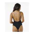 RIP CURL Premium Surf Cheeky 1Pc Black One-Piece Swimsuit