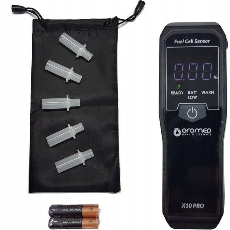 OroMed X10 PRO breathalyzer Elektronika i akcesoria/Alkomaty Your Sports Performance