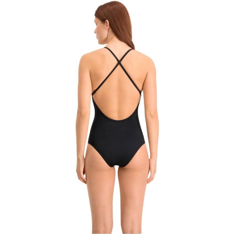Puma Swim V-Neck Black Swimsuit W 935086 03