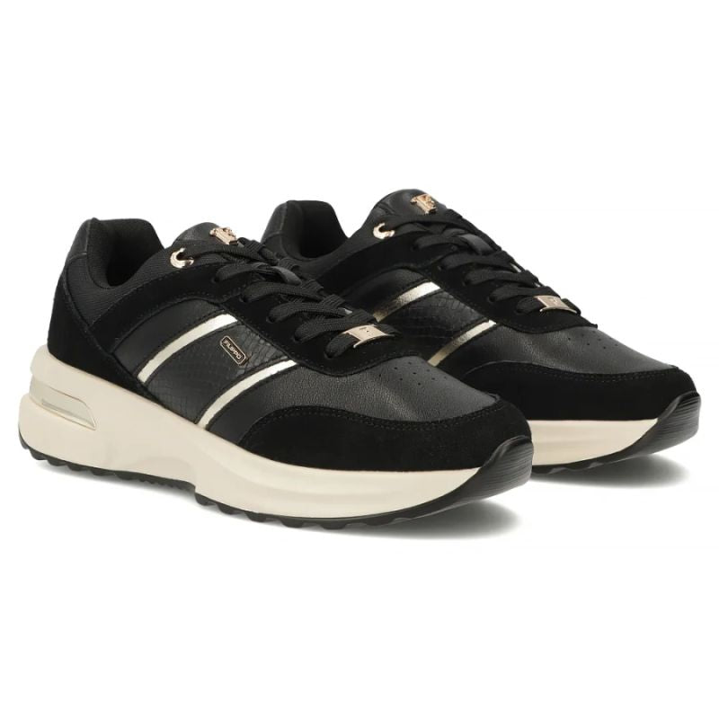 Women's leather shoes, sneakers, black Filippo DP7772 Filippo