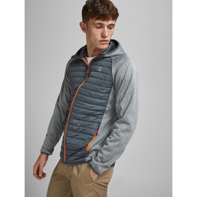 Jack&Jones JJEMULTI QUILTED JACKET 12182242 GREY MELANGE/SET-IN SLE To be categorized Your Sports Performance