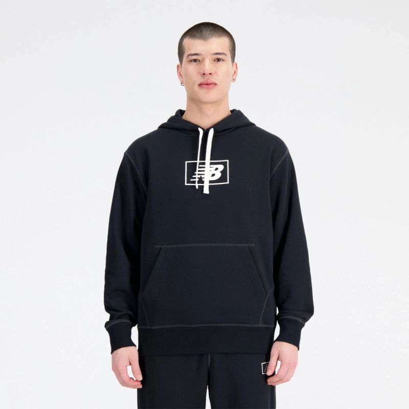 New Balance Essentials Hoodie M MT33508BK Clothing/Outdoor New Balance