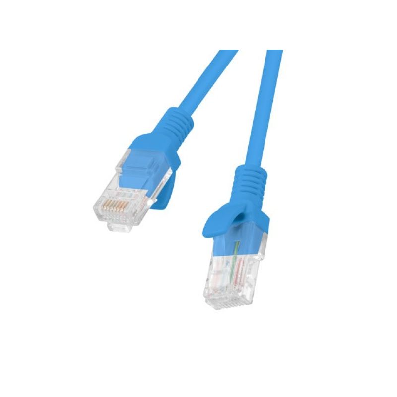 PATCHCORD CAT.5E UTP 1.5M BLUE FLUKE PASSED LANBERG 10-PACK Kable, gniazda i wtyki/Patchcable Your Sports Performance