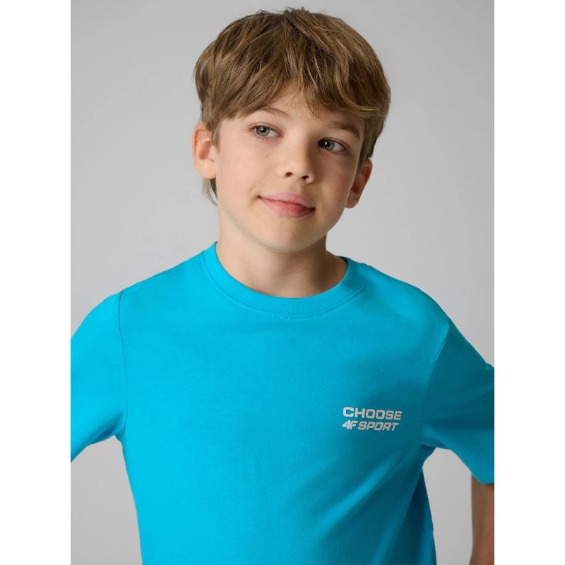 Boy's regular printed T-shirt 4F 4FJRSS26TTSHM3832-33S 4f