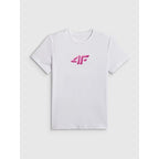 Girls' quick-drying sports T-shirt 4F 4FJRSS26TFTSF2388-10S