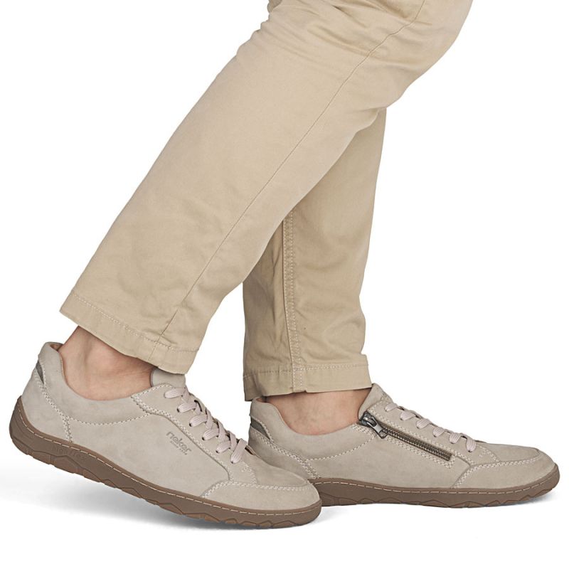 Men's beige suede leather shoes Rieker 08300-62 To be categorized Your Sports Performance