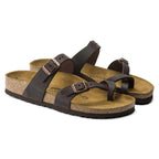 Birkenstock Mayari Habana Narrow Women's Flip-Flops, Nubuck Leather, Brown (0171323) To be categorized Your Sports Performance